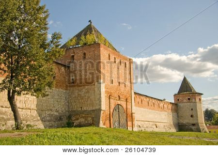   Travel in Russia. Zaraisk. Kremlin. Tower