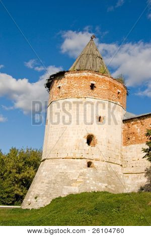 Travel in Russia. Zaraisk. Kremlin. Tower