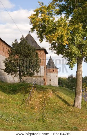 Travel in Russia. Zaraisk. Kremlin. Tower
