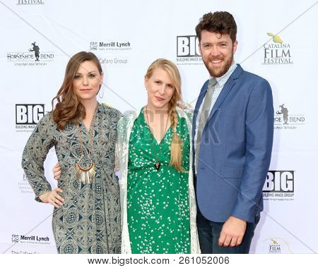 AVALON - SEP 28:  Kaitlyn Black, Lisa J Dooley, Craig Lee Thomas at the Catalina Film Festival - Friday Red Carpet at the Casino on September 28, 2018 in Avalon, CA