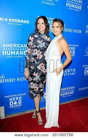 BEVERLY HILLS - SEP 29: Kaitlin Vilasuso, Bailee Madison at the 2018 American Humane Hero Dog Awards at The Beverly Hilton Hotel on September 29, 2018 in Beverly Hills, California