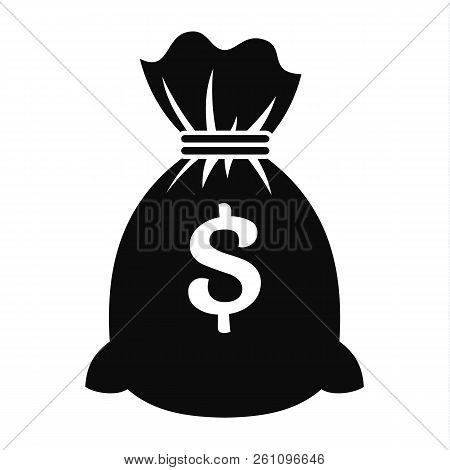 Money Bag Icon. Simple Illustration Of Money Bag Vector Icon For Web Design Isolated On White Backgr