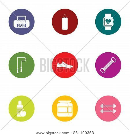 Rollick Icons Set. Flat Set Of 9 Rollick Vector Icons For Web Isolated On White Background