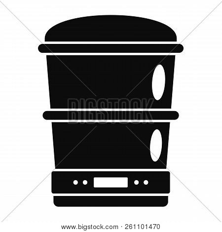 Food Processor Machine Icon. Simple Illustration Of Food Processor Machine Vector Icon For Web Desig