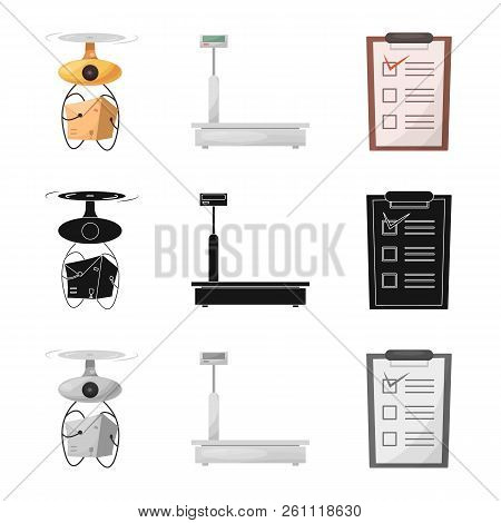 Isolated Object Of Goods And Cargo Icon. Set Of Goods And Warehouse Vector Icon For Stock.