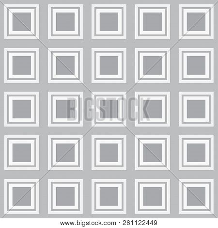 Vector Seamless Texture With Rounded Squares Looking Like Old Tv