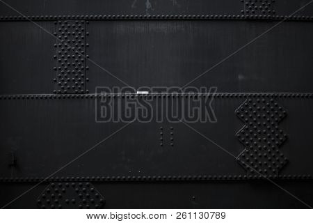 Ostrava, Czech Republic - August 21, 2018: Detail Of A Gas Tank In Lower Vitkovice, A National Site 