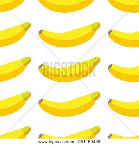 Banana Seamless Pattern. Wrapping Paper, Gift Card, Poster, Banner Design. Home Decor, Modern Textil