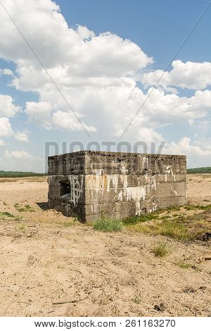 Bunker From Ii World War At The Bledowska Desert (poland)