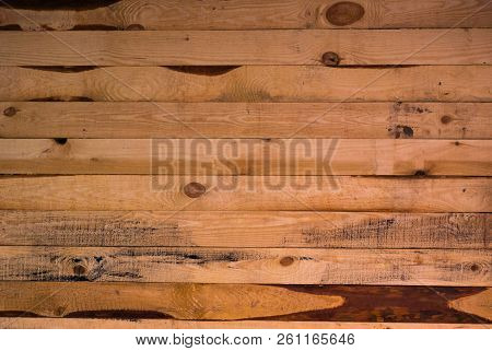 Photo Of The Texture Of Untreated Planks Laid Horizontally