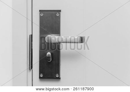 Home Door Stainless Steel Handle Lever Lock Solid Strong
