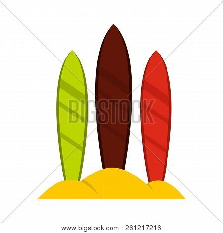 Serfing Board Icon Isolated On White Background Illustration