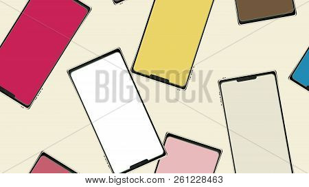 Texture, Seamless Pattern Of Modern Trendy Beautiful Glossy Expensive Smart Realistic Isometric Surr