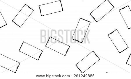 Texture, Seamless Pattern Of Modern Trendy Beautiful Glossy Expensive Smart Realistic Isometric Surr