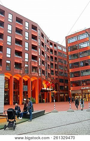Tallinn, Estonia - August 30, 2018: Modern Architecture Of Metropol Hotel In Rotermann Quarter