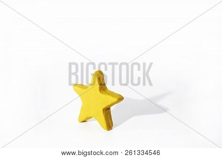 Symbols Of Islam. Objects Made From Play Clay. Abstract Isolated Photo
