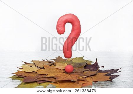 Daylight Saving Time. Wall Clock Going To Winter Time. Autumn Abstraction.