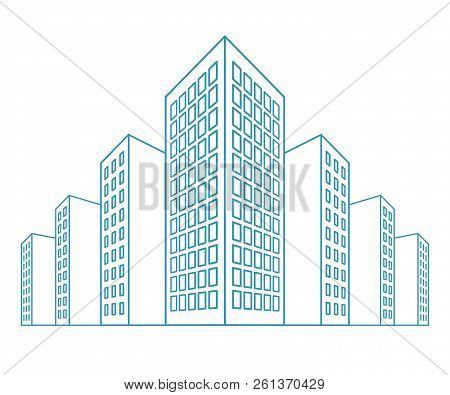 High Buildings, Residential House, Tenement Houses, Apartment Blocks, Condominiums, City View In Out