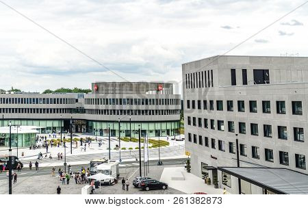 Wetzlar, Germany 17. June 2018:  Company Building Of Leica Camera Ag, Leitz Park, Wetzlar, Hesse, Ge