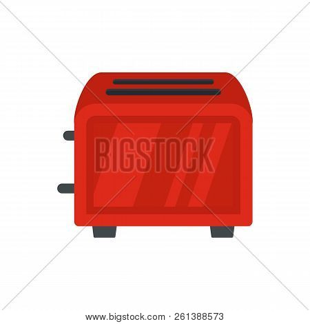 Vintage Toaster Icon. Flat Illustration Of Vintage Toaster Icon For Web Design