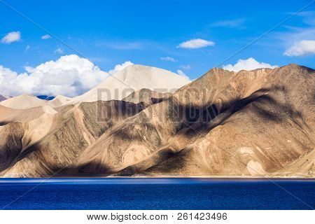 Pangong Lake, Is An Endorheic Lake In The Himalayas