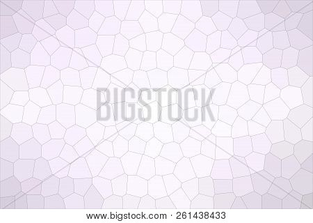 Abstract Illustration Of Anti-flash White Middle Size Hexagon Background, Digitally Generated