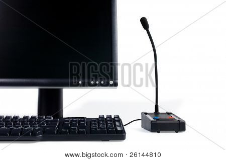 비상 대응 단위는 모니터, 키보드 및 마이크, 비상 서비스에 대 한 사용