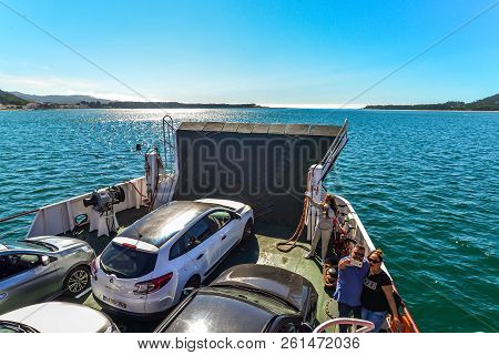 Caminha/portugal - 09/22/18 - The Ferry To Spain