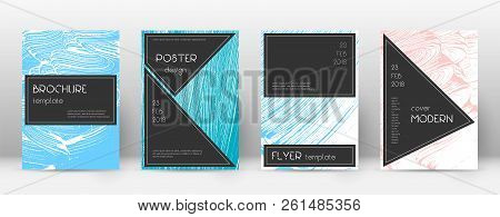Cover Page Design Template. Black Brochure Layout. Beauteous Trendy Abstract Cover Page. Pink And Bl