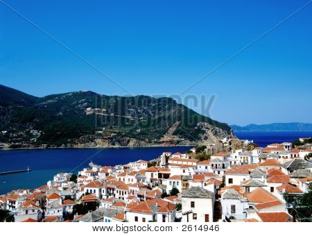 Skopelos Harbour, Greece