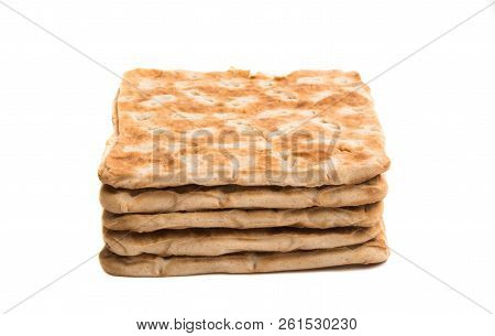 Grilled Sandwich Brot Isolated On White Background
