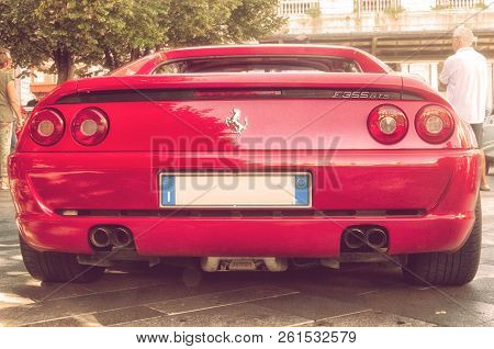 Ancona , Italy - Set 23 - 2018 : Ferrari 355 Gts Old Car