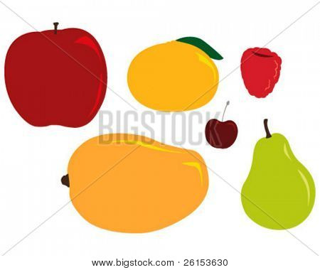 Vector hedelmät