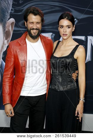 Stefan Kapicic and Ivana Horvat at the Los Angeles premiere of 'Venom' held at the Regency Village Theatre in Westwood, USA on October 1, 2018.