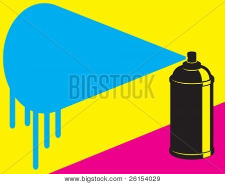 graffiti neon spray