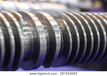 Screw Press Parts For Plastic Injection Machine ; Selective Focus