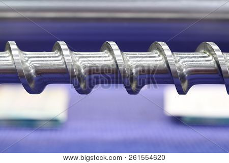 Screw Press Parts For Plastic Injection Machine ; Selective Focus