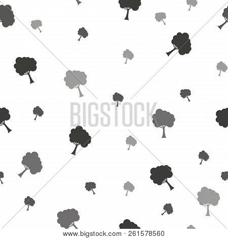 Birch Tree.seamless Pattern.vector.fabricdesign Element For Wallpapers, Web Site Background, Baby Sh