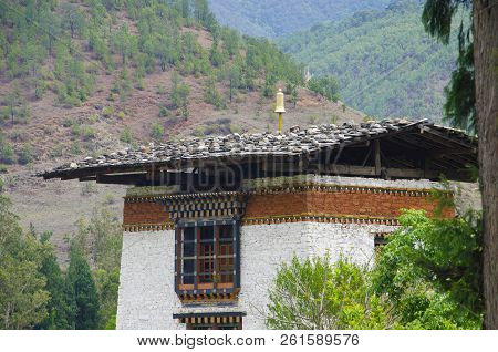 Pungtang Dechen Photrang Dzong Or Palace Of Great Bliss. Entrance . Administrative Centre. Punakha D