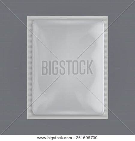 Slim White Shiny Foil Package For Branding