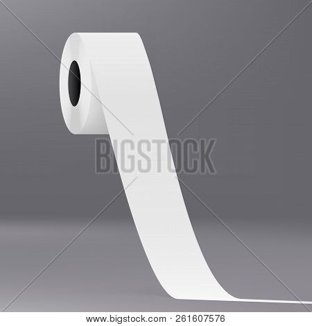 Roll Of White Sticky Tape Or Check Tape