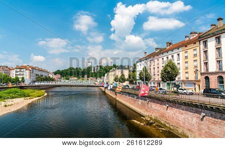 The Moselle River In Epinal, The Vosges Department Of France