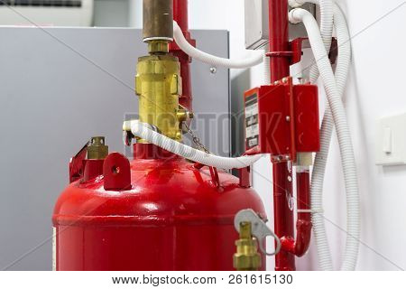 Data Center Room Bangkok Thailand:- August 6, 2018:- Fm-200 Suppression Systems, Fm200 Gas Flooding 