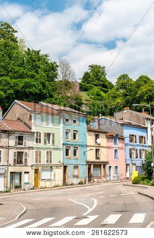 Typical French Buildings In Epinal, The Vosges Department Of France