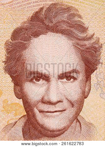 Maria Isabel Carvajal Portrait From Costa Rican Money