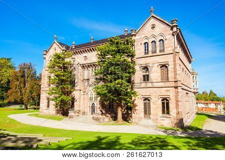 Sobrellano Palace Or Palacio De Sobrellano In Comillas, Cantabria Region Of Spain