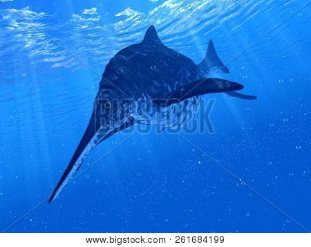 3d rendered illustration of a Shonisaurus