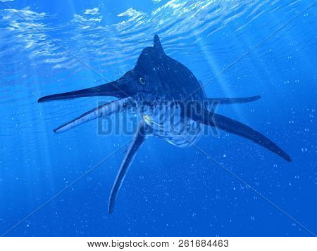 3d rendered illustration of a Shonisaurus