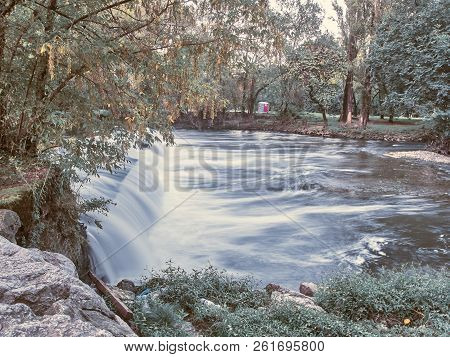 Shot Of The Lambro Park In Milan In Autumn