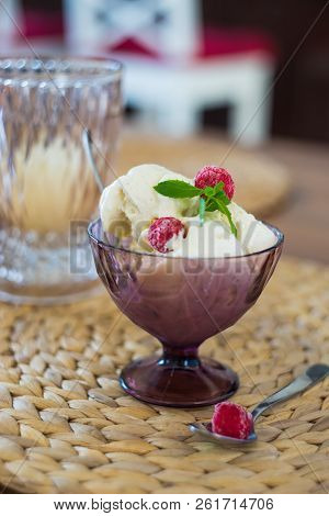 Summer Dessert Homemade Ice Cream